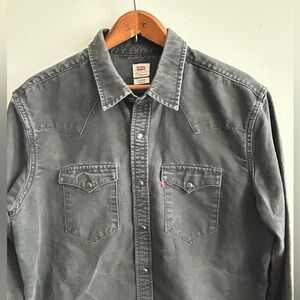 Levi's Black Denim Shirt